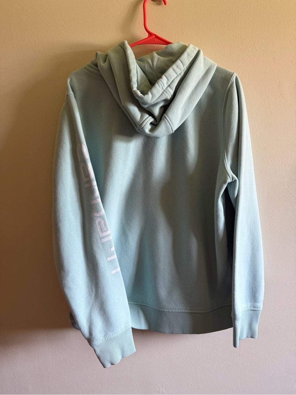 Carhartt Light green Hooded Sweatshirt - women’s size XL - Picture 9 of 12